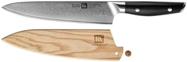 Luxor 8 Inch Chef Knife Damascus Kitchen Knife Vg10 High Carbon Stainless Steel Japanese Chefs Knife With Wood Sheath