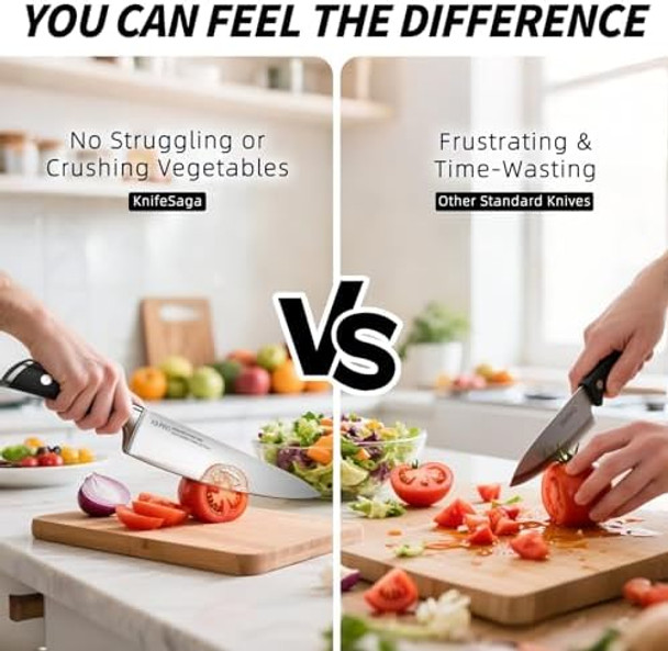Premium Knife Set 15 Pcs Quality Kitchen Knife Set With Block Japanese High Carbon Stainless Steel Razor Sharp Knife Block Set Acacia Wood Block Knife Set With Ergonomic Full-Tang Handle