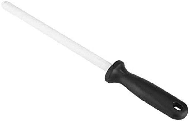 Diamond Coated Ceramic Sharpening Rod Anti Break Carbon Steel Honing Tool With Angle Guides For Chef And Hunting Knives Ceramic Sharpening Knife Sharpener Honing Professional Fine Steel Rod