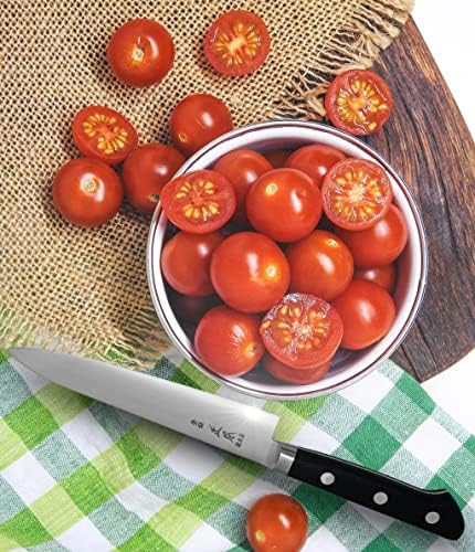 Masamoto At Japanese Petty Knife 6" (150Mm) Kitchen Small Utility Knife Sharp Japanese Stainless Steel Blade Pakkawood Handle Made In Japan