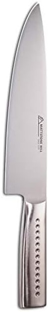 Mattstone Hill 7" Hollow Edge Asian Chef'S Knife - German Steel 304 Stainless Steel Handle