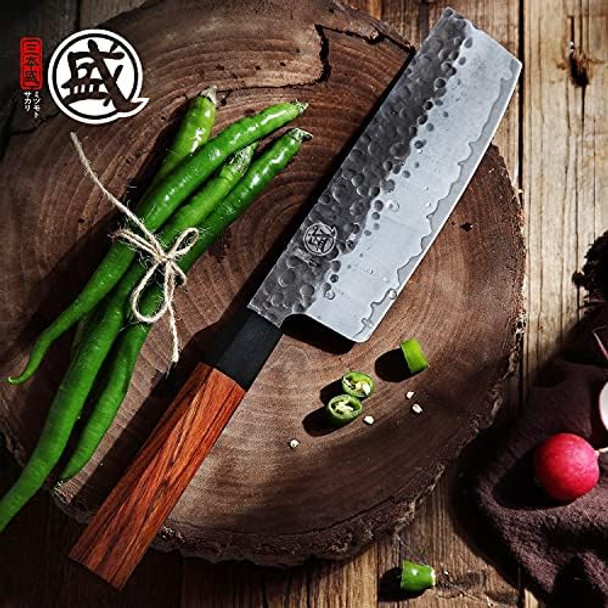 Mitsumoto Sakari Professional Japanese Chef Knife Set Hand Forged Kitchen Chef Knife
