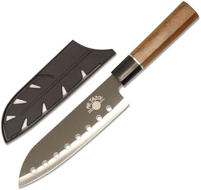 Mr Tazoi Stainless Steel Sushi Chef Knife - 11.75 Size - Ideal For Chefs Entertainers And Food Enthusiasts - Perfect For Crafting Sushi Or As A Unique