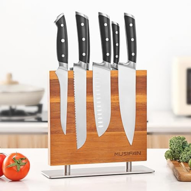 Magnetic Knife Strips Without Knives -Kitchen Multifunctional Storage Knife Holder -Magnetic Knife Holder - Magnetic Knife Stand-Cutlery Large Organizer