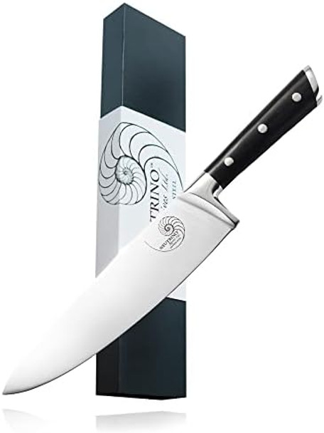 Neutrino Pro Chef Knife 8-Inch Blade High Carbon Japanese Stainless Steel Full Tang Handle Razor Sharp Kitchen Knife For Chopping & Dicing Commerical Grade