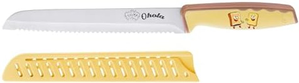 Bread Knife Ohola 8 Inch Serrated Bread Knife For Homemade Bread Bread Cutter For Slicing Bagels Cake (Latest Fun Design)