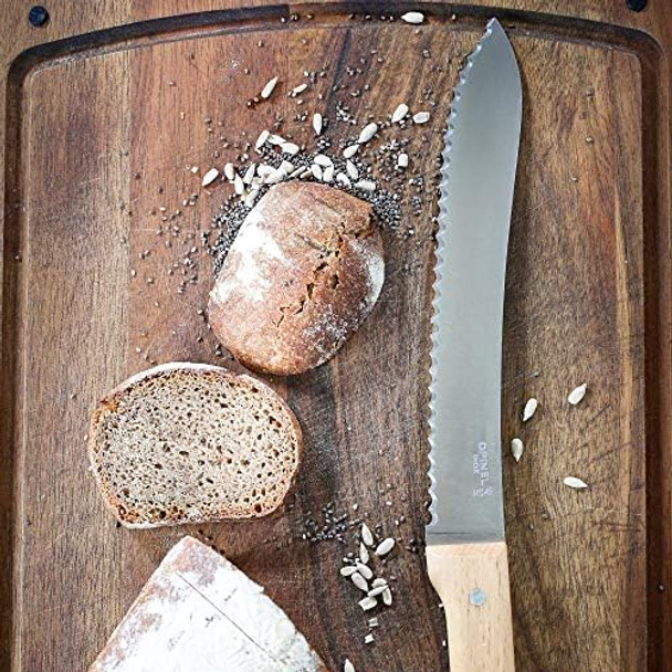 Opinel Parallele Stainless Steel Bread Knife