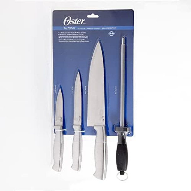 Oster Baldwyn 4 Piece Stainless Steel Cutlery Set