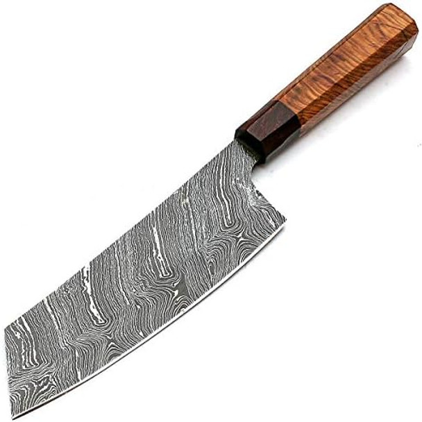 Inch Custom Handmade Forged Damascus Steel Fixed Blade Serbian Chef Knife Edc With Sheath We-Also-Make Sharp Edge Kitchen Cleaver Axe Bowie Pocket Sword Hunting Dagger Full Tang Handle Knives