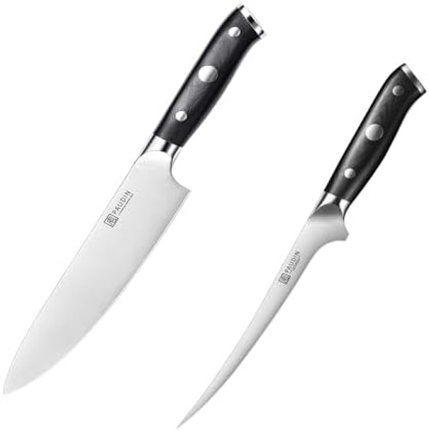 Paudin Fillet Knife + Chef Knife