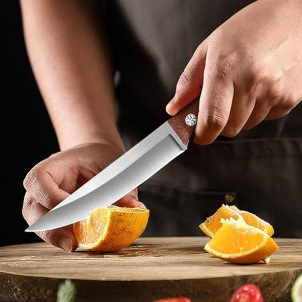 Plys Paring Knife With Sheath: Small Kitchen Knife For Fruits And Vegetables German Stainless Steel