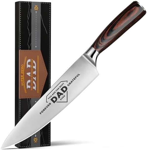 Plys Mothers Day s For Mom: 8 Inch Chef Knife For Kitchen Sharp Birthday s For Mom Presents For Valentines And Christmas