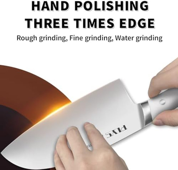 Serbian Chefs Knife Stainless Steel: Meat Cleaver Knife 6 Inch High-Carbon Steel Kitchen Knives Blade For Professional Cutting Serbian Chefs Knife Stainless Steel: Meat Cleaver Knife 6 Inch High-Carbon Steel Kitchen Knives Blade For Professional Cutting