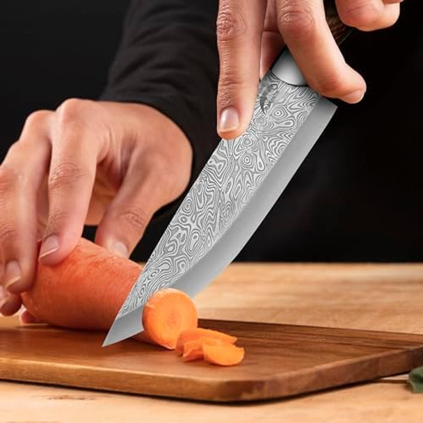 Chef'S Knives- 8 Inch Sharp Butcher Knife For Cutting Meat- Best Kitchen