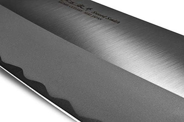 Seki Japan Masamune Japanese Meat Vegetable Cleaver Stainless Steel Professional Butcher Knife Pom Handle 7.1 Inch (180Mm)