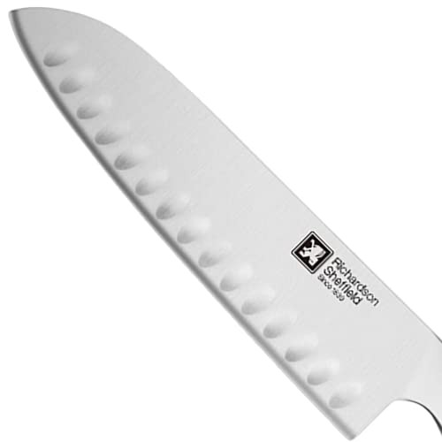 Richardson Sheffield Fn184 Asean Professionrichardson Sheffield Fn184 Asean Professional Santoku Knife 7" Stainless Steel Nsf Approved Silver
