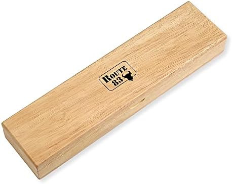 Route 83 Classic Xl Chef'S Knife Handmade Hammered German Steel Ebony Wood