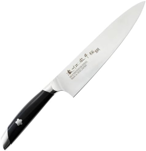 Chef Knife 7 Inch Japanese Knife 濃州正宗作 桜鋼 Stainless Steel Kitchen Knife Houcho