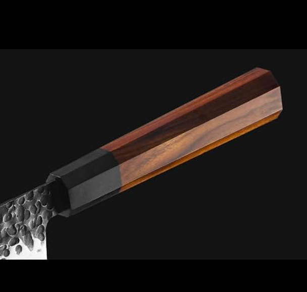 5 Inch Japanese Utility Knife - Chef Knife Hss Japan Stainless Kitchen Knife - Pro Forged Chef'S Knives (Rosewood Handle & Box)