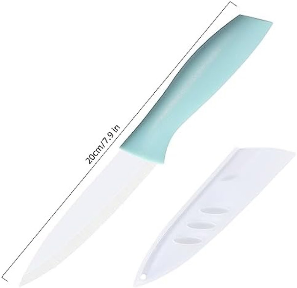3 Pieces Ceramic Knives Set 4 Inch Fruit Knife Is Suitable For Most Vegetables Fruits And Meats