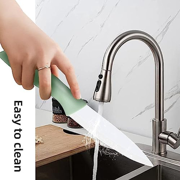 3 Pieces Ceramic Knives Set 4 Inch Fruit Knife Is Suitable For Most Vegetables Fruits And Meats