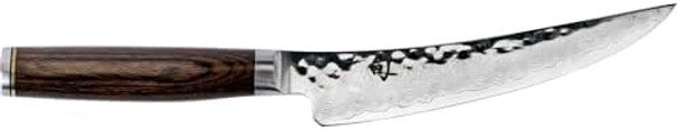 Shun Premier Blonde 6" Boning Knife Handcrafted Japanese Boning & Fillet Knife Vg-Max Core With Damascus Stainless Steel Cladding Pakkawood Handle Meat & Fish Tool For Professional And Home Chefs