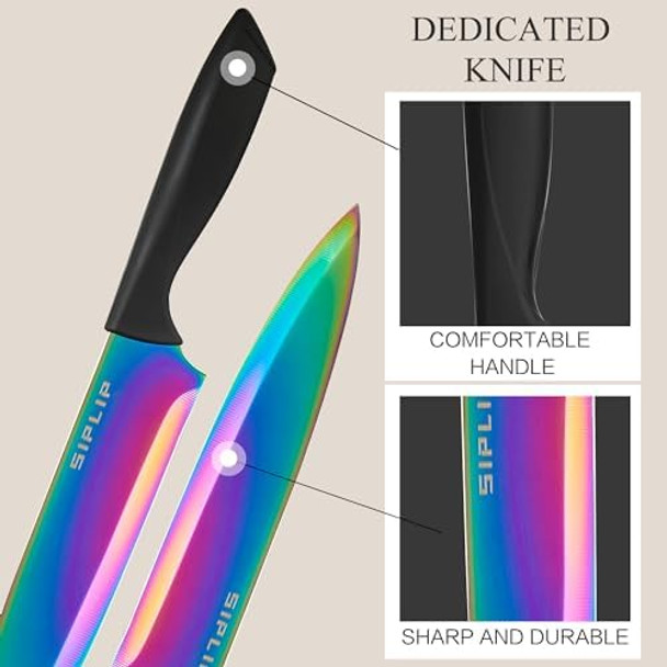Kitchen Knife Set With Magnetic Knife Holder 15 Pieces High Carbon Stainless Steel Sharp Kitchen Knife Set Including Chef'S Knife Bread Knife Serrated Steak Knife Set Kitchen Knife Set With Magnetic Knife Holder 15 Pieces High Carbon Stainless Steel Sharp Kitchen Knife Set Including Chef'S Knife Bread Knife Serrated Steak Knife Set