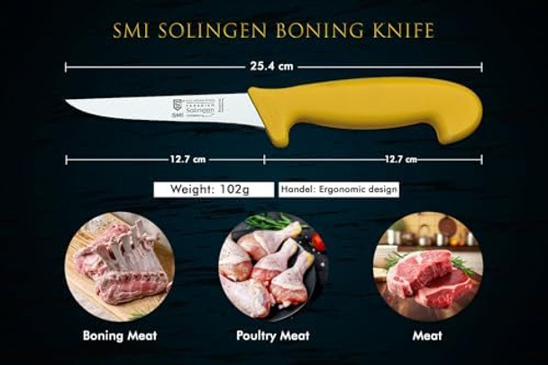 Smi 5 Inch Solingen Boning Knife Straight Fillet Knife Meat Knife Professional Sharp Kitchen Knife Made In Germany