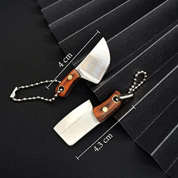 Stardw Mini Pocket Knife Set Utility Edc Knife With Sheathmini Chef Keychain Knife Tiny Things For Box Cutter Letter Opener Package Opener Cool Gadgets Edc Tools -Set Of 4