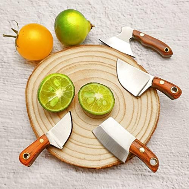Stardw Mini Pocket Knife Set Utility Edc Knife With Sheathmini Chef Keychain Knife Tiny Things For Box Cutter Letter Opener Package Opener Cool Gadgets Edc Tools -Set Of 4