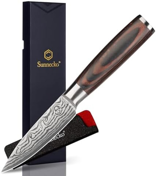 Sunnecko Small Chef Knife & Paring Knife