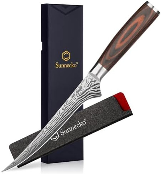 Sunnecko Chef Knifebread Knife And Boning Knife