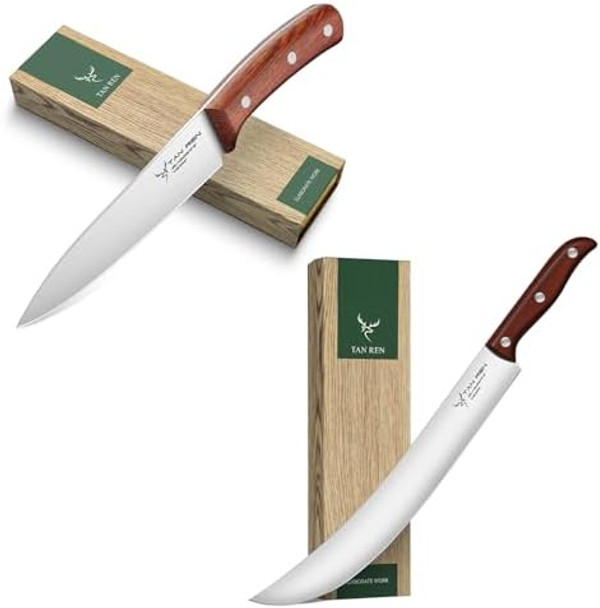 Brisket Knife 12 Inch Carving Knife Razor Sharp Slicing Carving Knife 7 Inch Stainless Steel Japanese Chef Knife Full Tang Chefs Knife Hand Forged Japanese Knives For Thanksgiving s