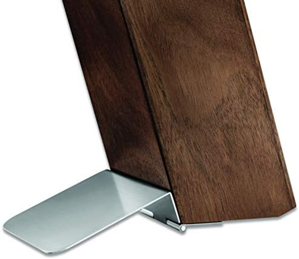 Tarrerias Bonjean Maestro Ideal Stainless Steel Kitchen Knife Block Set With Paring Knife Santoku Knife Steak Knife Chefs Knife Bread Knife And Sharpening Steel Set Of 5 Black