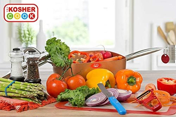 Paring Knife Sharp Kitchen Knife Ergonomic Handle Pointed Tip Color Coded Kitchen Tools - 3 Piece Set 2 Inch