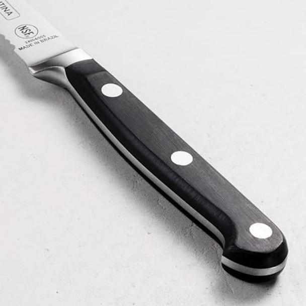 Tramontina Pro Series 4 Piece Forged 5 Inch Serrated Steak Knife Set