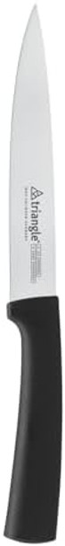 Triangle Kitchen Knife - 6” Wavy Edge Stainless Steel Blade - Lightweight Balanced Handle - Dishwasher Safe - Made In Germany