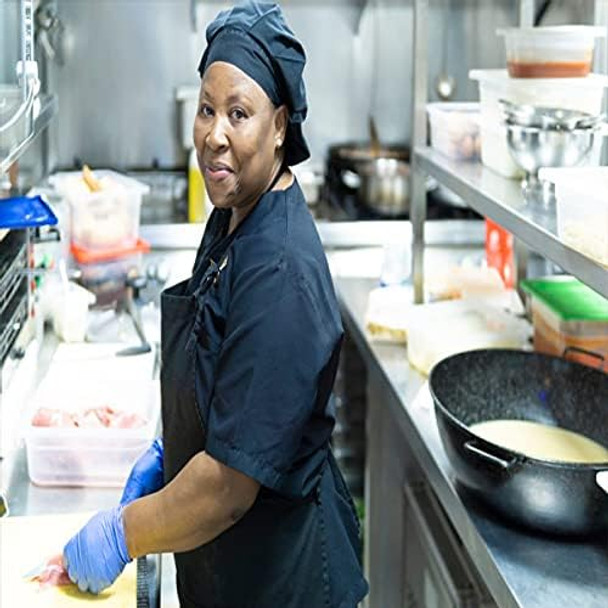 8” Red Breaking & Butcher Knife Curved - Razor Sharp Blade - Cozzini Cutlery Imports