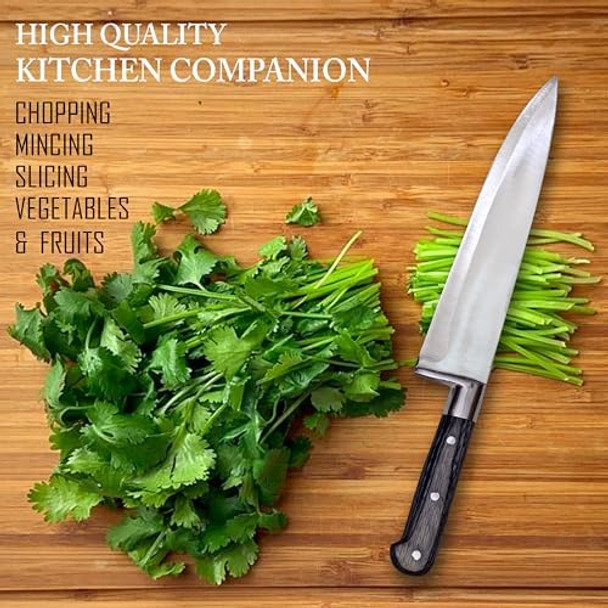 Chef Knife 8 Inch Professional Sharp Stainless Steel Fruit Vegetable Meat Cutting Chef'S Kitchen Knife With Egonomic Handle Chef Knife 8 Inch Professional Sharp Stainless Steel Fruit Vegetable Meat Cutting Chef'S Kitchen Knife With Egonomic Handle