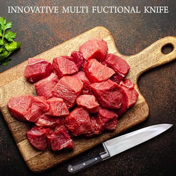 Chef Knife 8 Inch Professional Sharp Stainless Steel Fruit Vegetable Meat Cutting Chef'S Kitchen Knife With Egonomic Handle Chef Knife 8 Inch Professional Sharp Stainless Steel Fruit Vegetable Meat Cutting Chef'S Kitchen Knife With Egonomic Handle