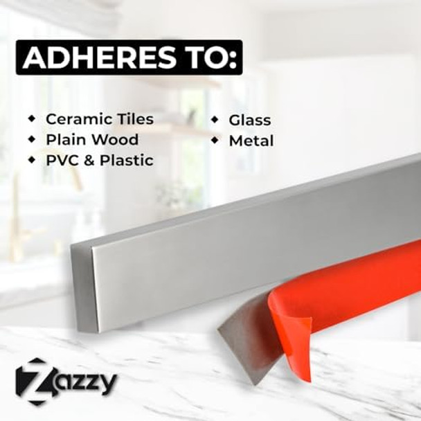 Premium 16-Inch Wall & Fridge Knife Holder - Powerful Magnetic Strip For Kitchen Organization