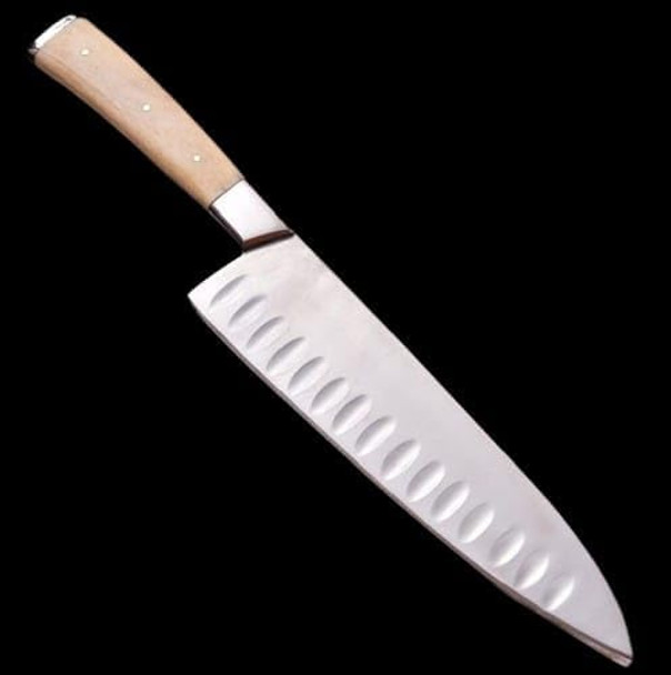 Professional Chef Knife Full Tang With Camel Bone Handle –8-Inch Blade D2 Stainless Steel Ergonomic Handle Grip And Box Professional Chef Knife Full Tang With Camel Bone Handle –8-Inch Blade D2 Stainless Steel Ergonomic Handle Grip And Box