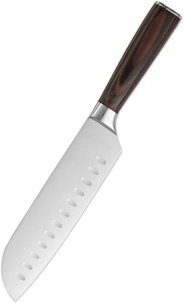 8" Chef Knife And 7'' Santoku Knife Set 13.35" Overall 8" Blade 5.35" Handle 190G Weight