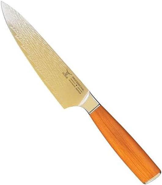 8-Inch Chef Knife – 67-Layer Damascus Steel Tuoda Series Razor-Sharp Blade For Professional & Home Kitchens