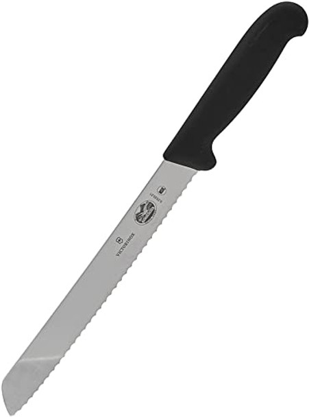 Victorinox Swiss Army 8" Serrated Bread Knife With Fibrox Handle 47549 Victorinox Swiss Army 8" Serrated Bread Knife With Fibrox Handle 47549
