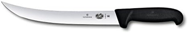Victorinox Cutlery 8-Inch Curved Breaking Knife Black Fibrox Handle