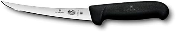 Victorinox Cutlery 8-Inch Curved Breaking Knife Black Fibrox Handle