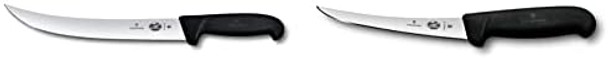 Victorinox Cutlery 8-Inch Curved Breaking Knife Black Fibrox Handle Victorinox Cutlery 8-Inch Curved Breaking Knife Black Fibrox Handle