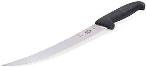 Victorinox Cutlery 8-Inch Curved Breaking Knife Black Fibrox Handle Victorinox Cutlery 8-Inch Curved Breaking Knife Black Fibrox Handle