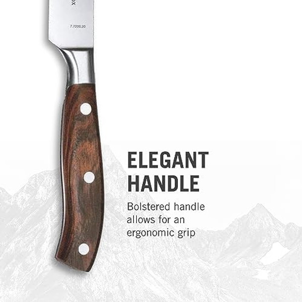 Victorinox Grand Maitre Chef'S Knife - Kitchen Knife For Cutting Meat Vegetables & Fruit - Modern Slicing Knife For Cooking - Wood Handle 8"